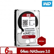 WD60EFRX 紅標 6TB 3.5吋NAS硬碟(NASware3.0)